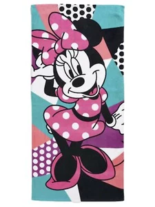 Disney Minnie Mouse Cotton Beach Towel, 28x58 - Picture 1 of 1