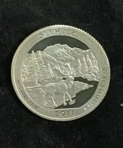 America The Beautiful 2011 S Silver Olympic Quarter Proof .79 ship - Picture 1 of 2