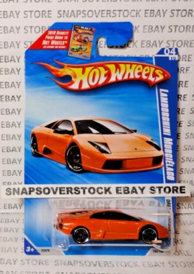 2009 HOT WHEELS ORANGE LAMBORGHINI MURCIELAGO #150 W/ BECKETT LOGO & NICE CARD - Image 1 of 4