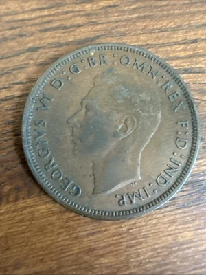 United Kingdom 1 penny • 1940 Circulated - Large Size - Image 1 of 4