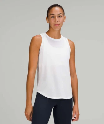 Lululemon NWT Sleeveless White High Neck Running and Training Tank Top, sz 12 - Image 1 of 4
