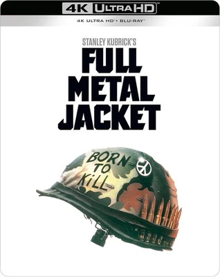 Full Metal Jacket Limited Edition Steelbook [18] (2 Disc)  4K UHD/Blu Ray NEW - Image 1 of 4