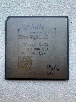 SUN Ultra SPARC III D3076837 PG 1.0.1 SME 1056 UPGA CA7 Processor - Image 1 of 3