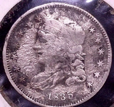 1835 BUST Half Dime 5c Circulated - Image 1 of 2