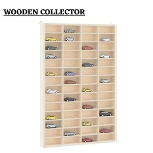 Modern Wooden Collector's Display Case with 56 Compartments 40x4.5x60cm - Picture 1 of 9
