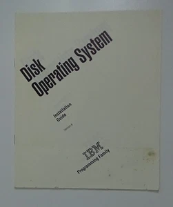 1993 Disk Operating System Installation Guide #F-53 - Afbeelding 1 van 7