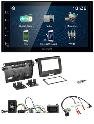 Kenwood 2DIN Bluetooth Lenkrad USB DAB Autoradio für Ford Ranger 2AB ab 04/2015 - Bild 1 von 4