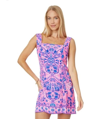 NUEVO Mameluco Lilly Pulitzer Elin Sin Mangas Habana Rosa Tortuga Marea 0 Foto 1 de 4