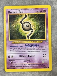 Juego de cartas coleccionables Pokémon Neo Destiny ilimitado de colección regular (juego ligero) 1 sin dueño [S] 87/105 - Imagen 1 de 2