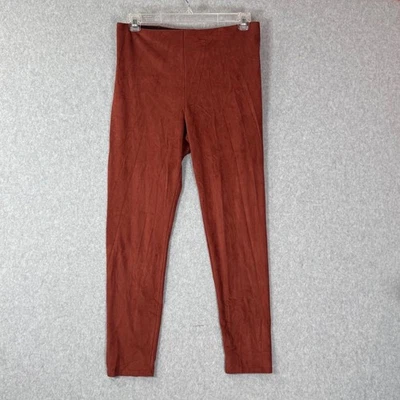 Lysse Mujeres Henna Imitación Gamuza Leggings Pantalones XL Cintura Alta Elastizados Foto 1 de 4