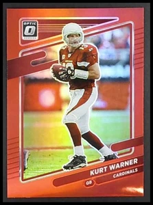 2021 Panini Football Donruss Optic Kurt Warner Red /99 #181 Arizona Cardinals - Picture 1 of 10