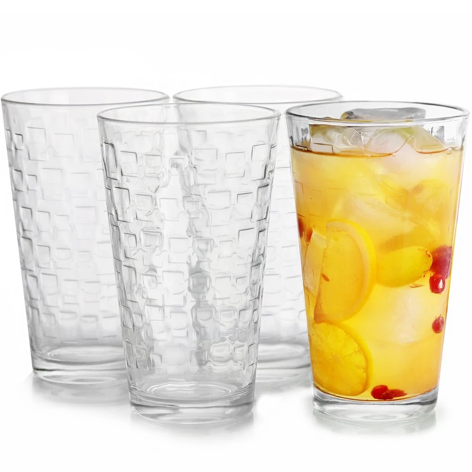 Gibson Home 92078.04 Great Foundations 4-Piece 16 Oz. Tumbler Set Square - Image 1 of 1