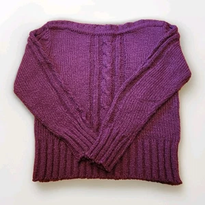 Vintage Neiman Marcus Purple Women's Medium Sweater - Picture 1 of 14