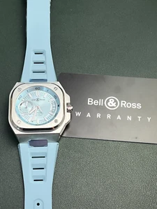 Bell & Ross BRX5 Ice Blue Stainless Steel 41mm Men's Automatic Watch BR-X5 New - Picture 1 of 10