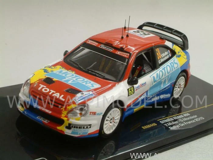 Citroen Xsara WRC Rally France 2010 Muller-Mondesir 1:43 IXO RAM446 - Immagine 1 di 1