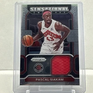 2021-22 Panini Prizm Pascal Siakam Game Worn Sensational Swatches SW-PSK Raptors - Picture 1 of 2
