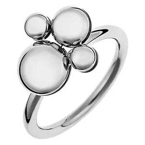 Anillo giratorio plateado colección para mujer Calvin Klein KJ04AR010107 ¡Tallas 6, 7, 8! - Imagen 1 de 2