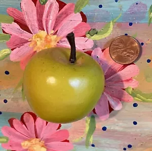 Artificial Faux Fake Food Replica Fruit MINI GREEN APPLE 3D MAGNET Prop LGA5 - Picture 1 of 1