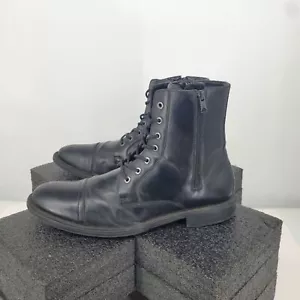 Kenneth Cole Schuhe Herren 12M Unlisted Blind Turn Chelsea Stiefel Schwarz - Bild 1 von 10