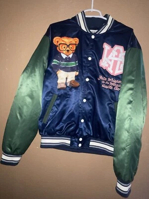 Chaqueta Hustle Gang oso sarín universitario   Foto 1 de 4