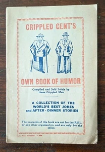 Crippled Gents' Own Book of Humor - pamphlet 1950s - Picture 1 of 2