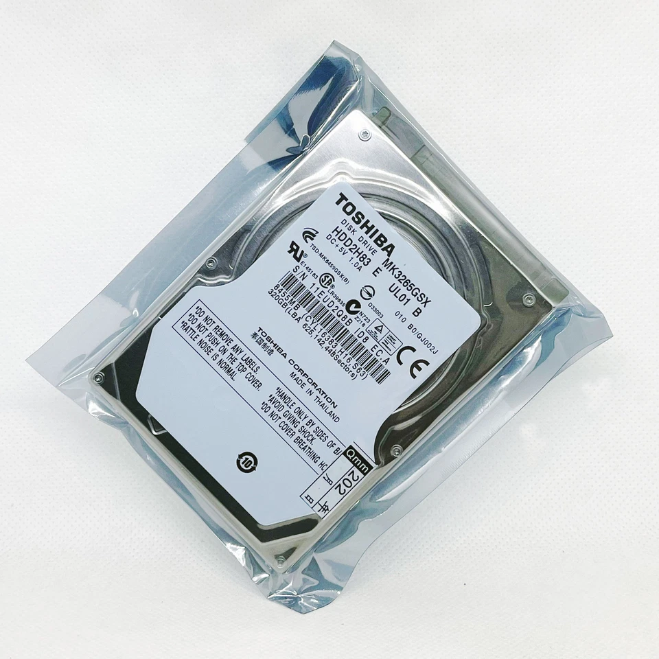 Special purpose Toshiba 320GB 5400RPM 2.5" MK3265GSXN hard drive - Image 1 of 4