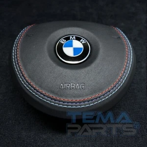 BMW E90 E82 LEDER M Sport Luft Lenkrad Fahrer Tasche OEM M3 M1 MASSANFERTIGUNG - Bild 1 von 5
