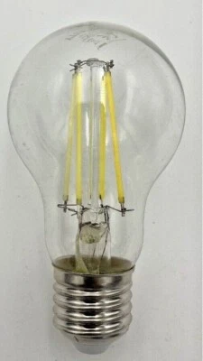 Lampadina Led 8 10 12 W Filamento E27 Goccia Risparmio Trasparent - Immagine 1 di 2