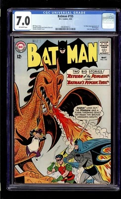 Batman #155 1963 CGC 7.0 FN/VF OW High Definition Scans** - Image 1 of 2
