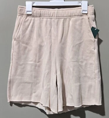 Shorts de lã Wild Fable cintura alta cordão claro acastanhado -- Feminino tamanho pequeno - Imagem 1 de 4