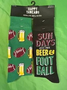 Calze 2 pezzi American Football Sundays Are for Beer & Football nuove con etichetta - Foto 1 di 2