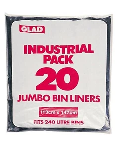Glad Heavy Duty Garbage Bag Roll 100 Pack x 1 - Picture 1 of 1