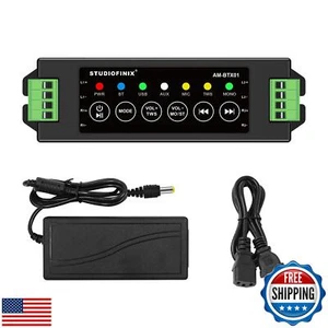 STUODIOFINIX 4-Channel Mini Bluetooth Amplifier 120w for Passive Speakers wit - Picture 1 of 5
