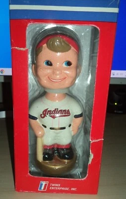 Cleveland Indians Bobblehead Boy Foto 1 de 4