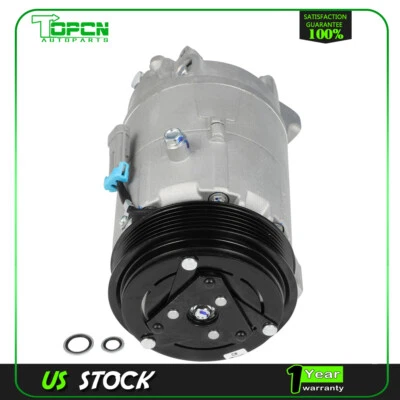 AC A/C Compressor For Pontiac Grand Prix 04-08 For Buick Allure 3.8L 2005-2009 - Image 1 of 4