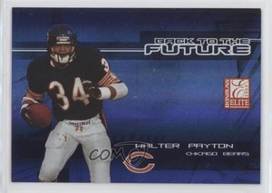 2005 Donruss Elite Back to the Future Blue /500 Walter Payton Thomas Jones HOF