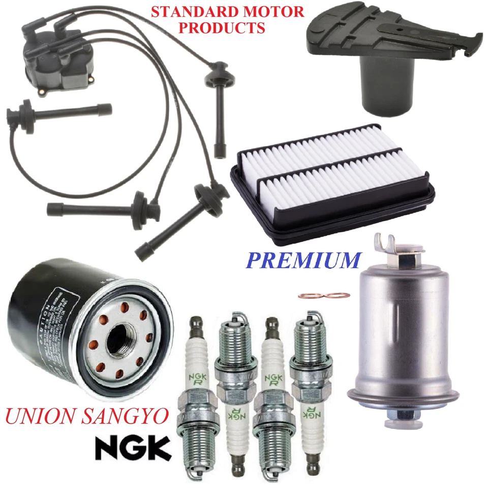 Kit de afinación filtros tapa cable bujías para TOYOTA CAMRY L4 2,0 L 1987-1991 Foto 1 de 1