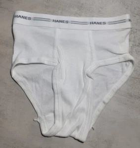 Hanes Comfort Soft Boys Cotton Brief Stretch Boy White Solid Medium M NWOT - Picture 1 of 8