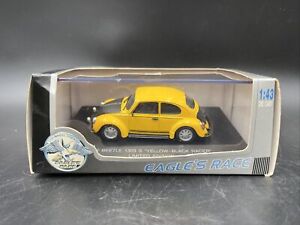 Eagle's Race 1:43 VW Beetle 1303 S Yellow Black Racer Limited Edition Volkswagen