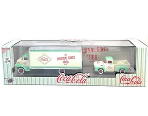 M2 Machines Auto Haulers Coca Cola - 1956 Ford COE & 1956 Ford F-100 Truck chase - Picture 1 of 2