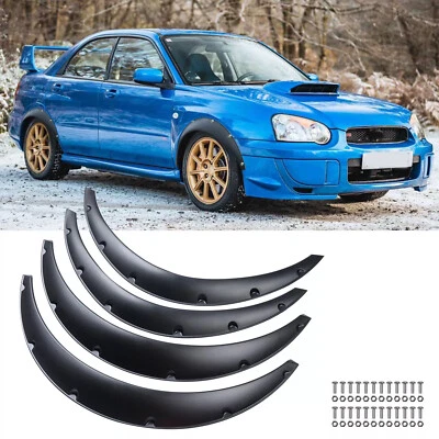 4PCS Fender Flares Wide Wheel Arches Body Kit For Subaru Impreza GD WRX GV GRB - Изображение 1 из 4