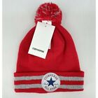 Converse Youth Reflective Beanie Stocking Cap Hat Red