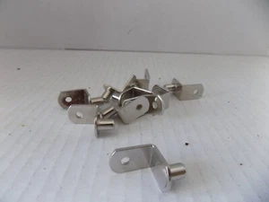 (10)PCS. SHELF SUPPORT CLIPS L SHAPE FOR 1/4" HOLE PO - Picture 1 of 3
