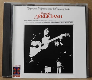 JOSE FELICIANO "Lagrimas Negras y Otros Boleros Originales" 1988 (BMG) CD VG+/EX - Bild 1 von 3