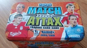 Match Attax 2009/10 Cards In Collectors Tin. - Picture 1 of 5
