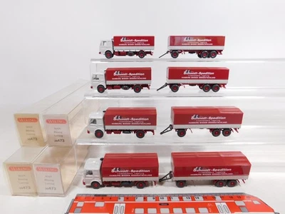4X H0 1:87 26 473 Camion MAN/Büssing Schmidt Mint Box #DD582-0,5 - Photo 1/4