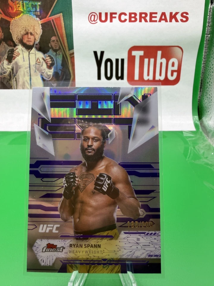 RYAN SPANN - 2025 TOPPS FINEST UFC - PURPLE /200! - Image 1 of 1