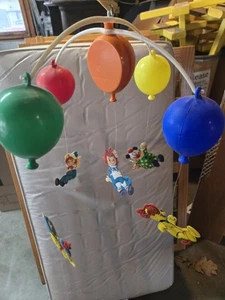 Vintage Raggedy Ann and Andy Nursery Musical Mobile Baby Crib 70s 80s - Picture 1 of 4