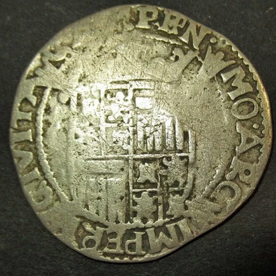 Old Colonial Dutch Colonial Silver Eagle schilling KAMPEN City 1612 King Matthia - Image 1 of 3