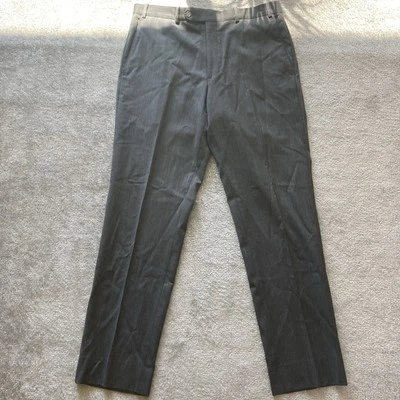 JB Britches Torino Trouser Dress Pants Men 34 R Taupe Made In Italy 100% Wool - Image 1 of 4